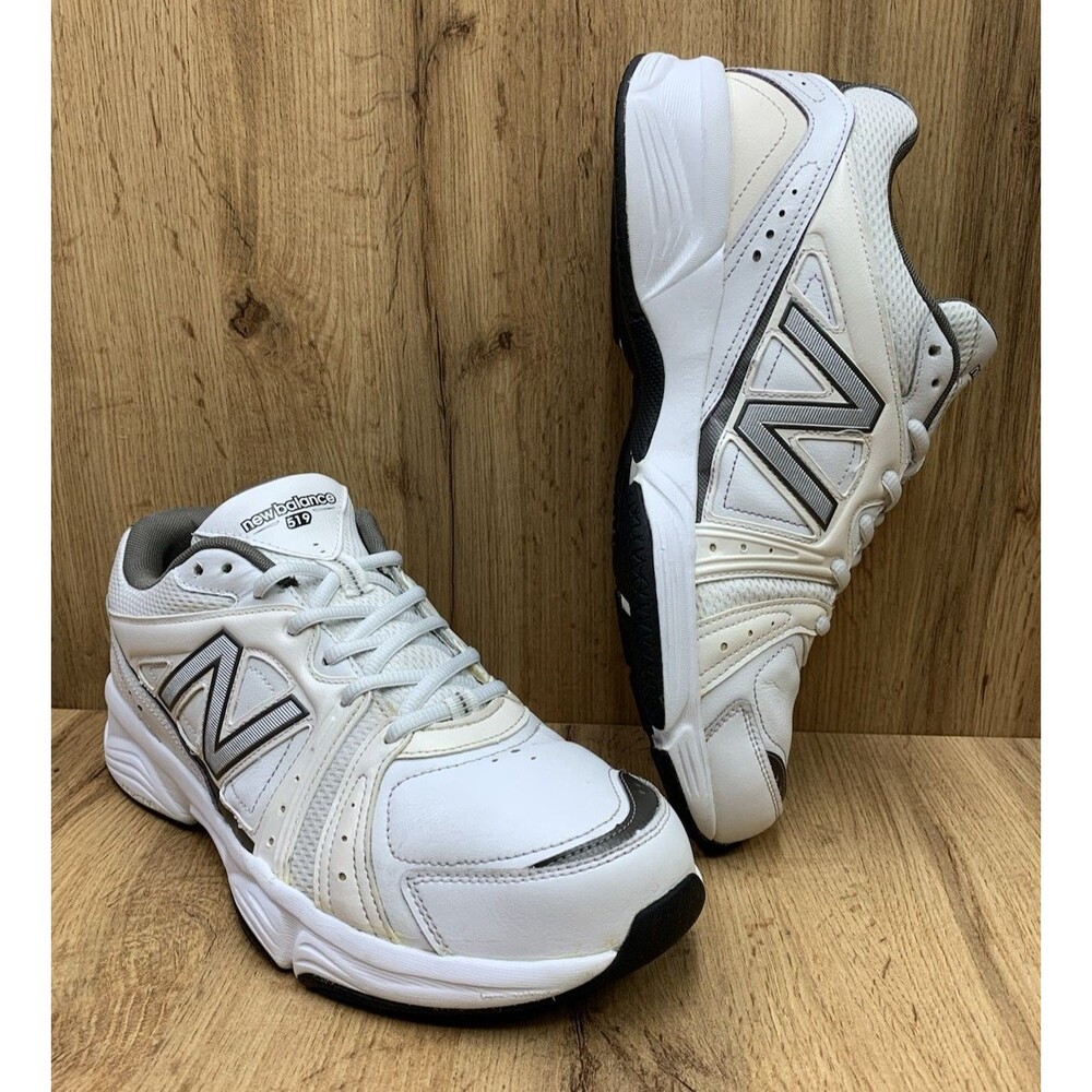 New Balance Shoes Men's Size 11 4E WIDE 519 V2 Cross-Training White Leather